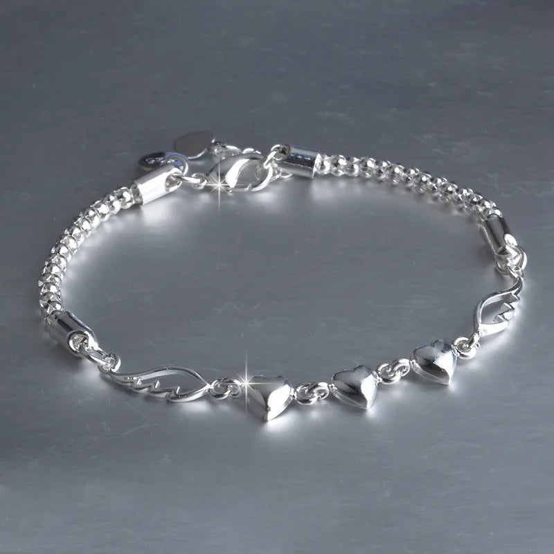 bracelete feminino de prata