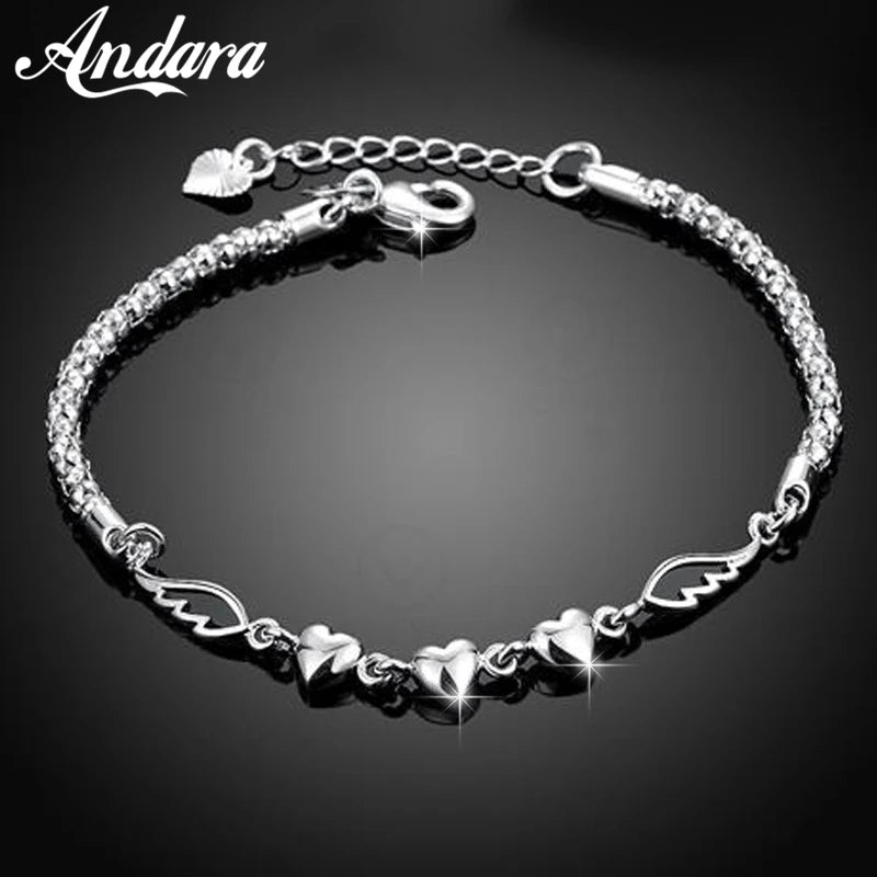 bracelete feminino de prata