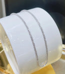 Colar italiano autêntico de prata esterlina S925