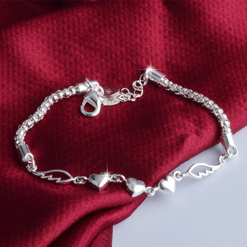 bracelete feminino de prata