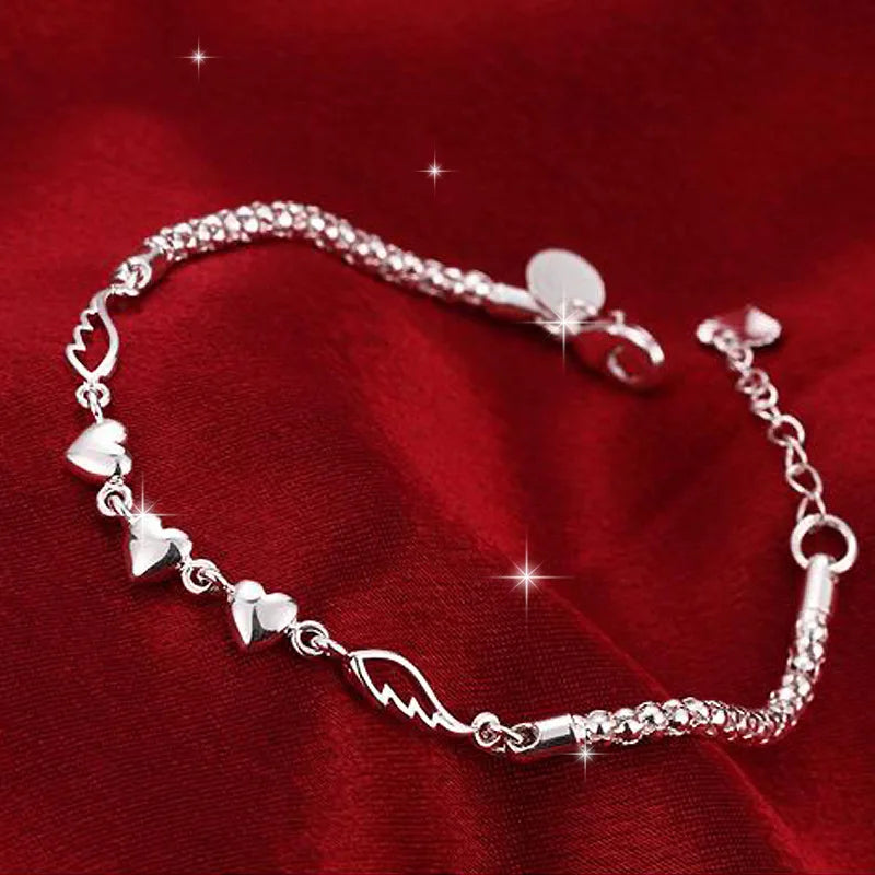 bracelete feminino de prata