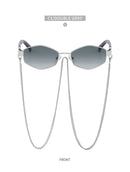 óculos de sol hexagonal feminino