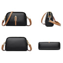 Bolsa de ombro femininas de couro macio