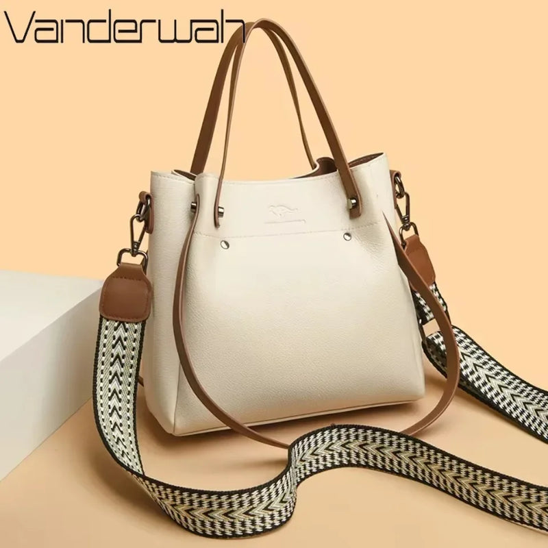 Bolsas de ombro crossbody de couro sintético de alta qualidade