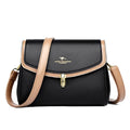 Bolsa de ombro feminina de couro