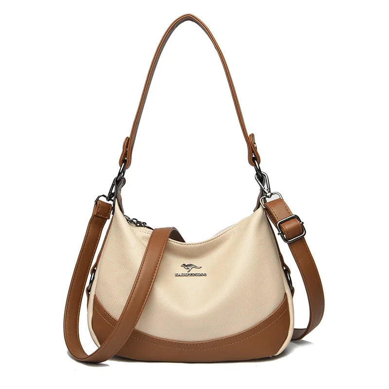 Bolsa de couro feminina de luxo de alta qualidade