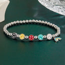 Pulseira feminina de prata esterlina 925