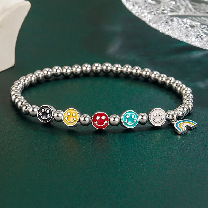 Pulseira feminina de prata esterlina 925