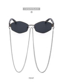 óculos de sol hexagonal feminino