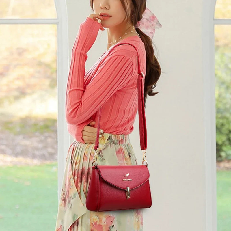 Bolsas de ombro de couro de alta qualidade