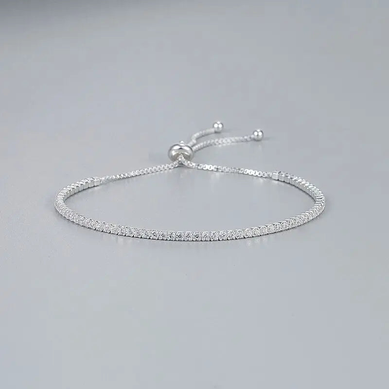 Pulseira de prata esterlina 925 Vera Elegante