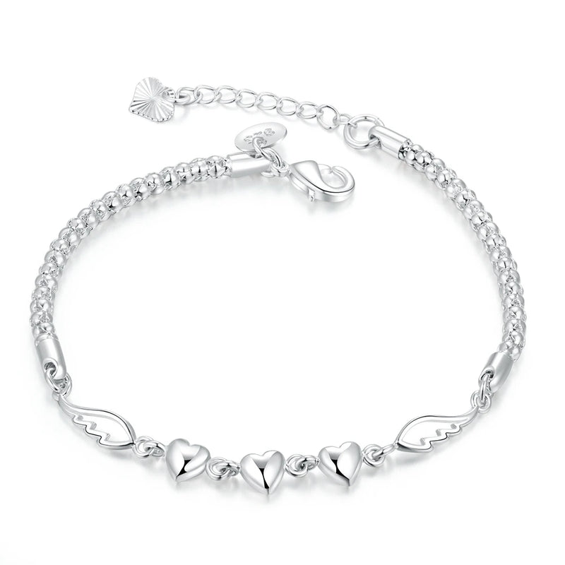 bracelete feminino de prata