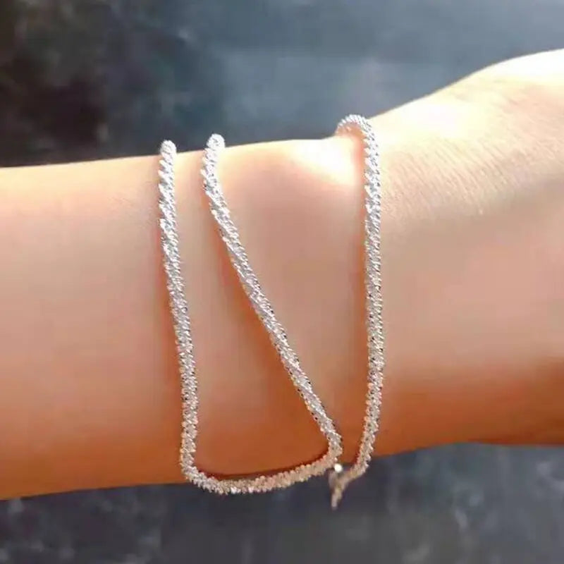colar de prata feminino
