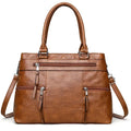 Bolsa feminina elegante de couro