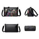 Bolsas de ombro femininas com estampa floral