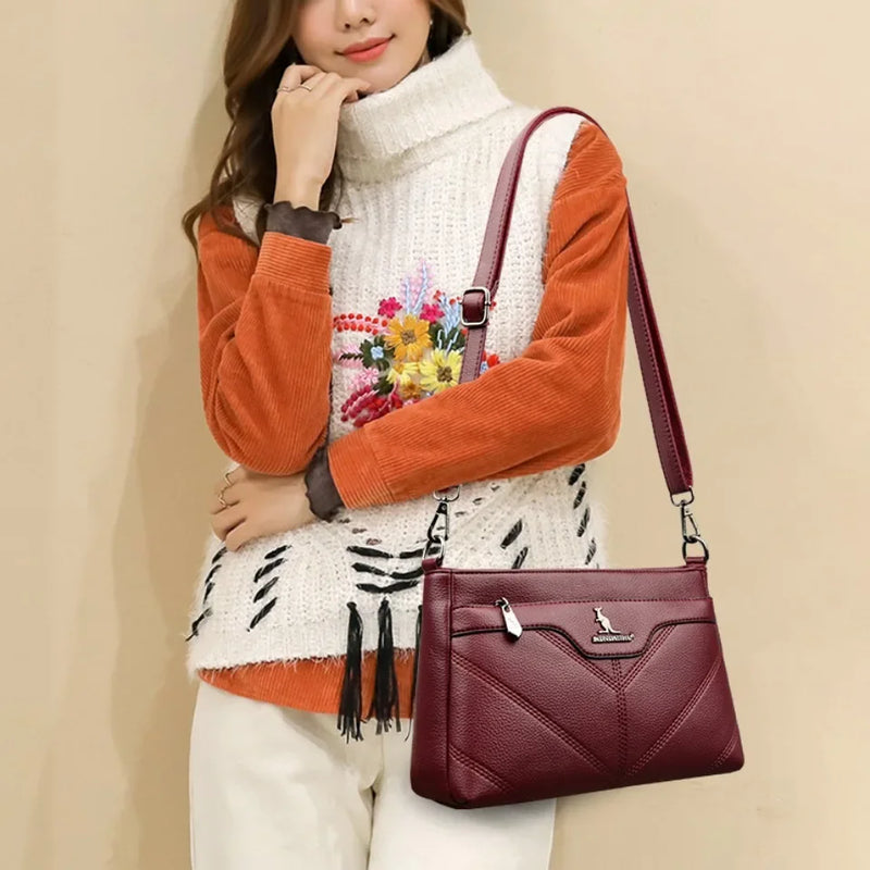 Bolsa de ombro clássica para mulheres