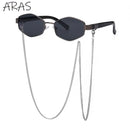 óculos de sol hexagonal feminino