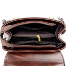 Bolsa feminina de couro macio