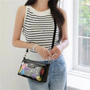 Bolsas de ombro femininas com estampa floral