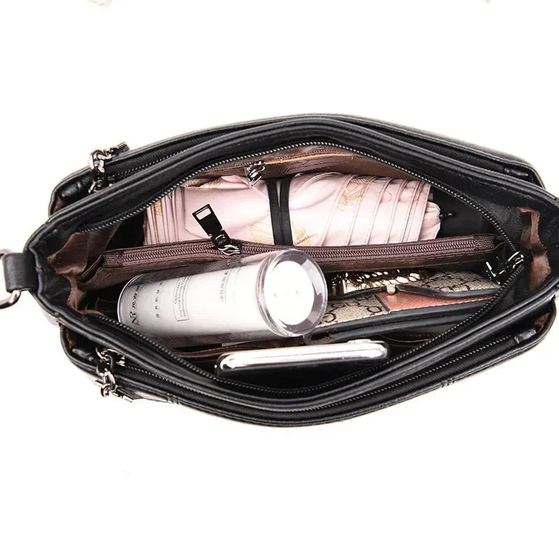 bolsa de luxo em couro genuino