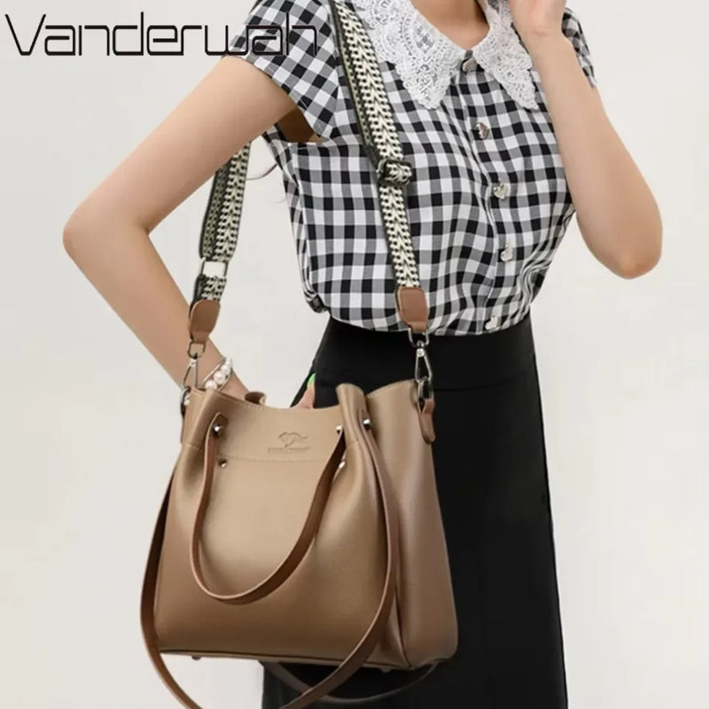 Bolsas de ombro crossbody de couro sintético de alta qualidade