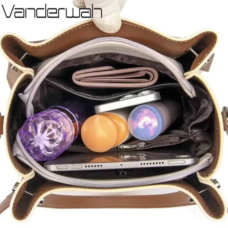 Bolsas de ombro crossbody de couro sintético de alta qualidade