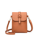 bolsa pequena de ombro com aba para mulheres